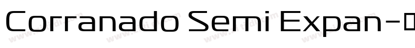 Corranado Semi Expan字体转换 Corranado Semi Expan字体转换